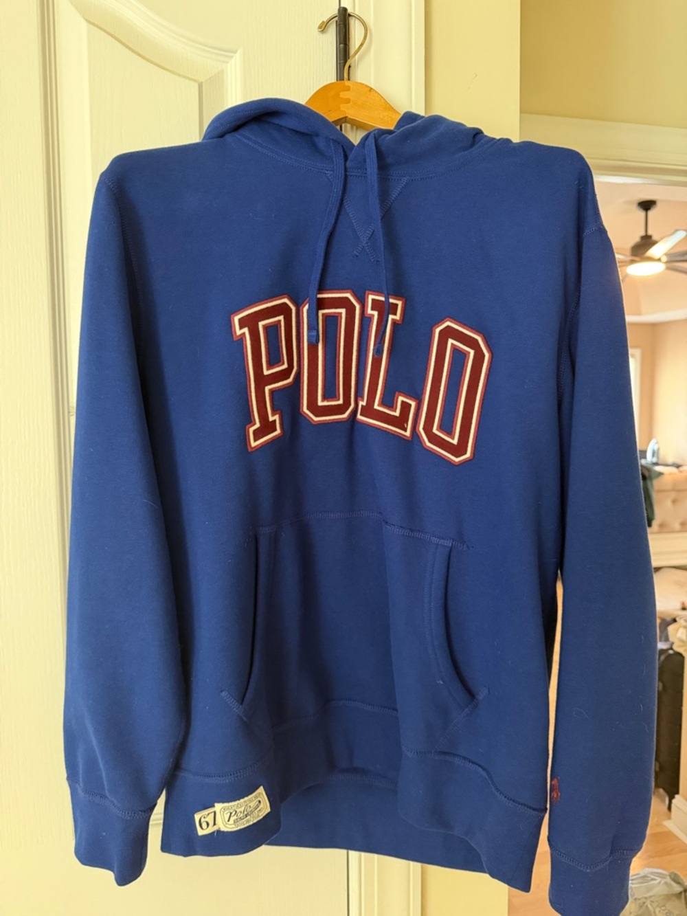 Polo by Ralph Lauren Blue Logo Pullover Hoodie